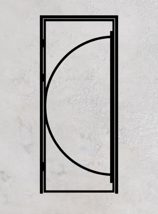 Loft-Drehtür 1-flügelig Modell Round B