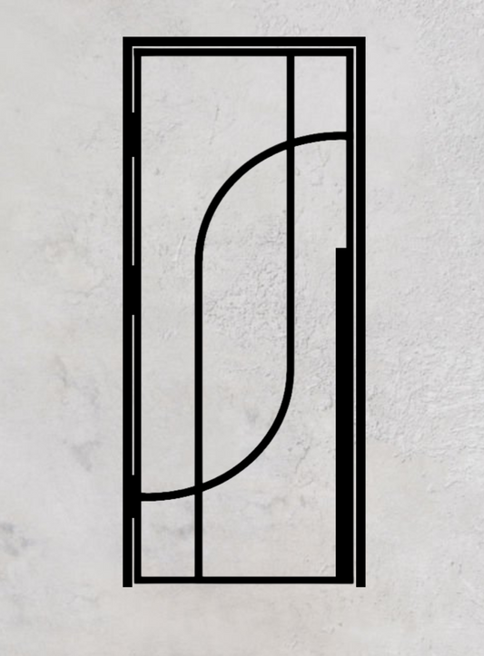 Loft-Drehtür 1-flügelig Modell Round F