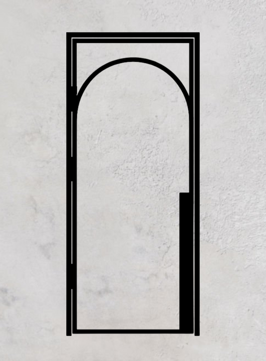 Loft-Drehtür 1-flügelig Modell Round I