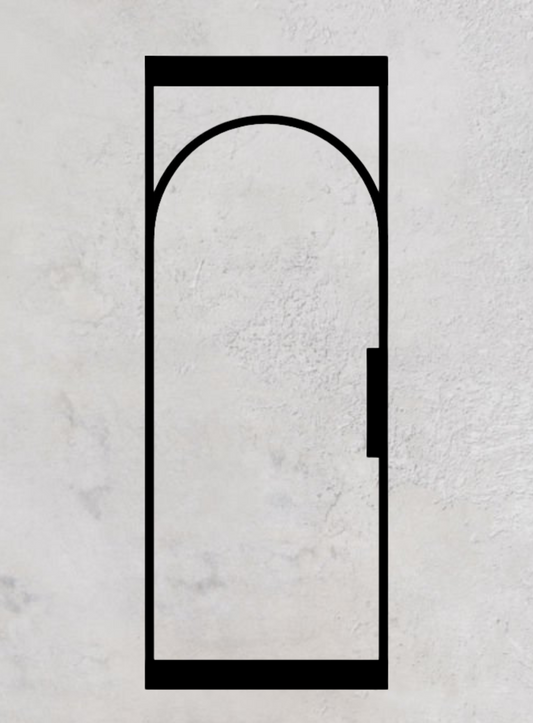 Loft-Pivottür 1-flügelig Modell Round I