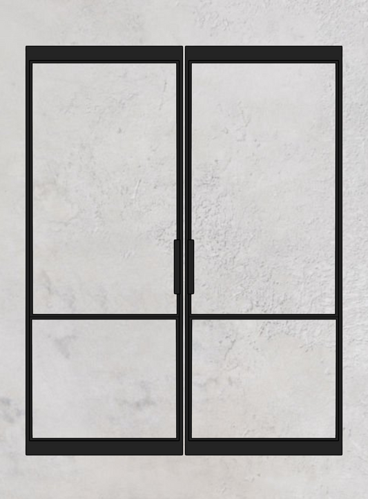 Loft-Pivottür 2-flügelig Modell Classic B