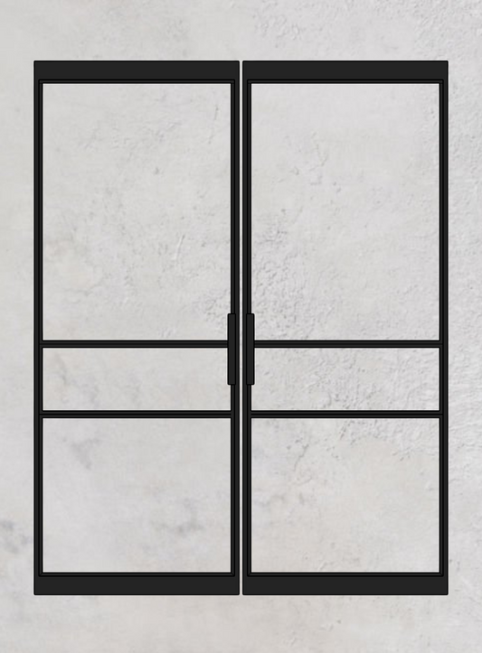 Loft-Pivottür 2-flügelig Modell Classic E