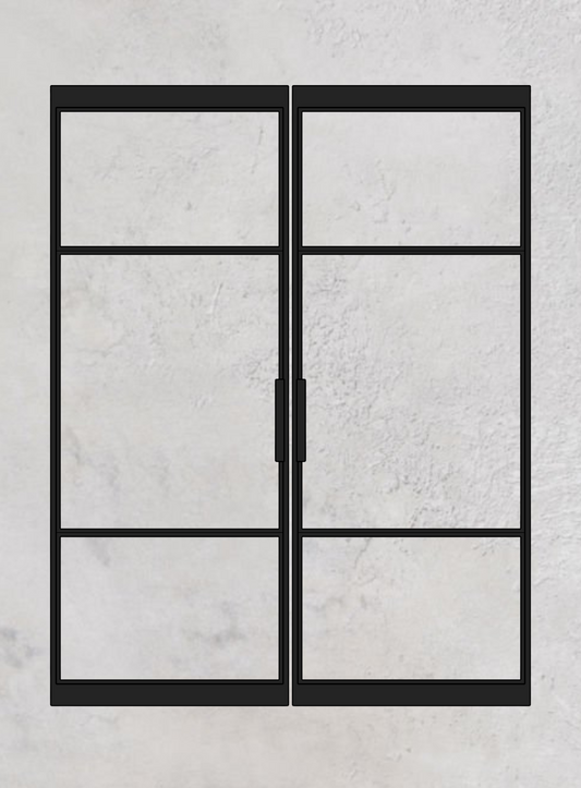 Loft-Pivottür 2-flügelig Modell Classic F