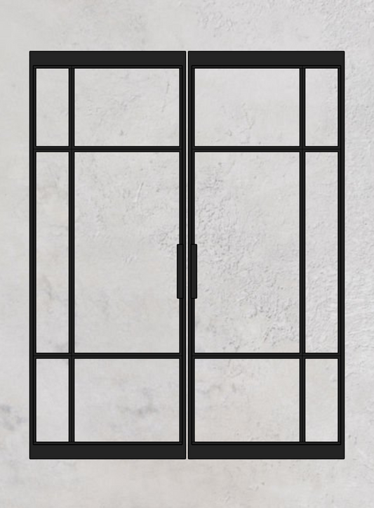 Loft-Pivottür 2-flügelig Modell Classic G