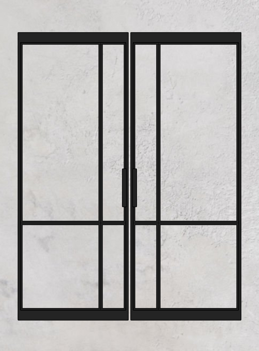 Loft-Pivottür 2-flügelig Modell Classic H