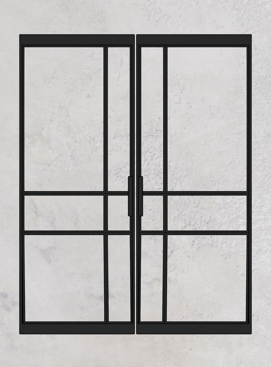 Loft-Pivottür 2-flügelig Modell Classic J