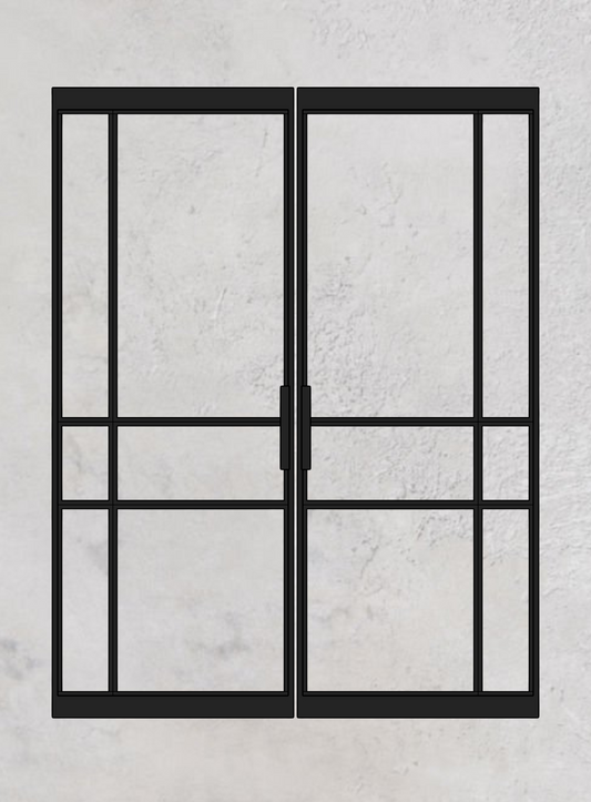 Loft-Pivottür 2-flügelig Modell Classic K