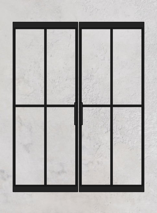 Loft-Pivottür 2-flügelig Modell Classic L