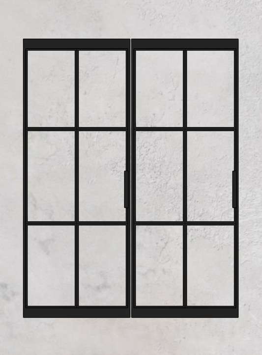 Loft-Pivottür 2-flügelig Modell Classic M