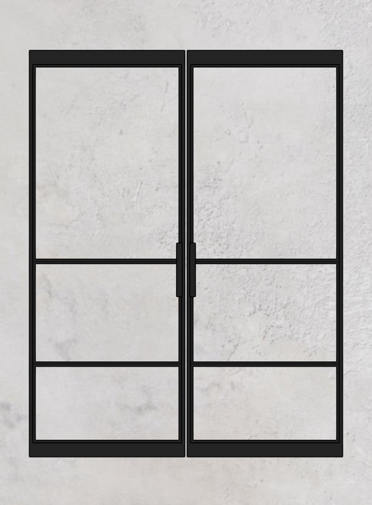 Loft-Pivottür 2-flügelig Modell Classic P